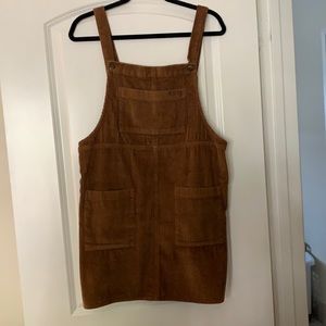 Brown corduroy dress